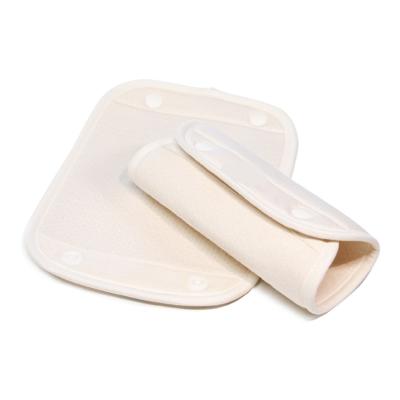 2 Pack cotton teething pads for baby carrier