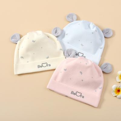 Solid Color infant Hat Soft Beanie for 0-6 Months Baby Autumn Winter Hats